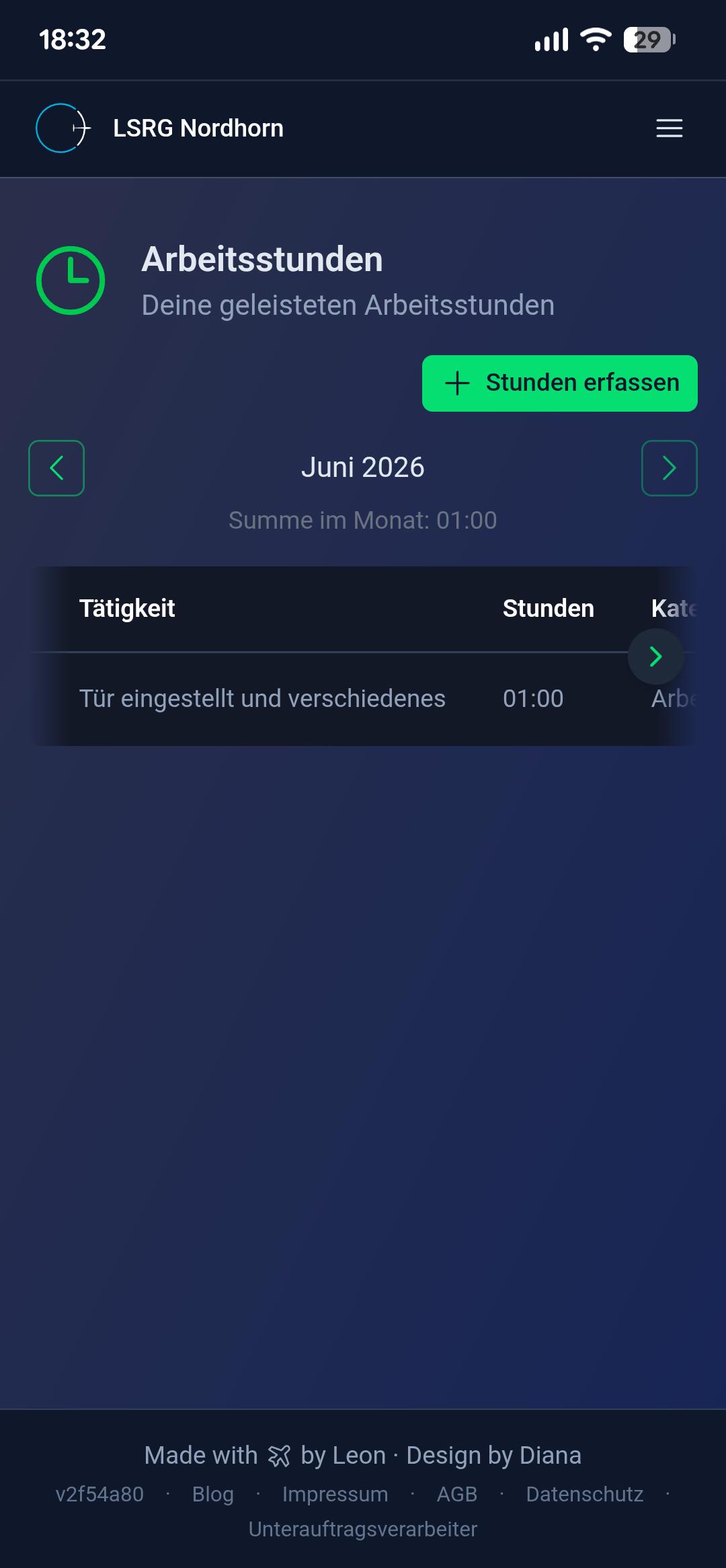 Arbeitsstunden