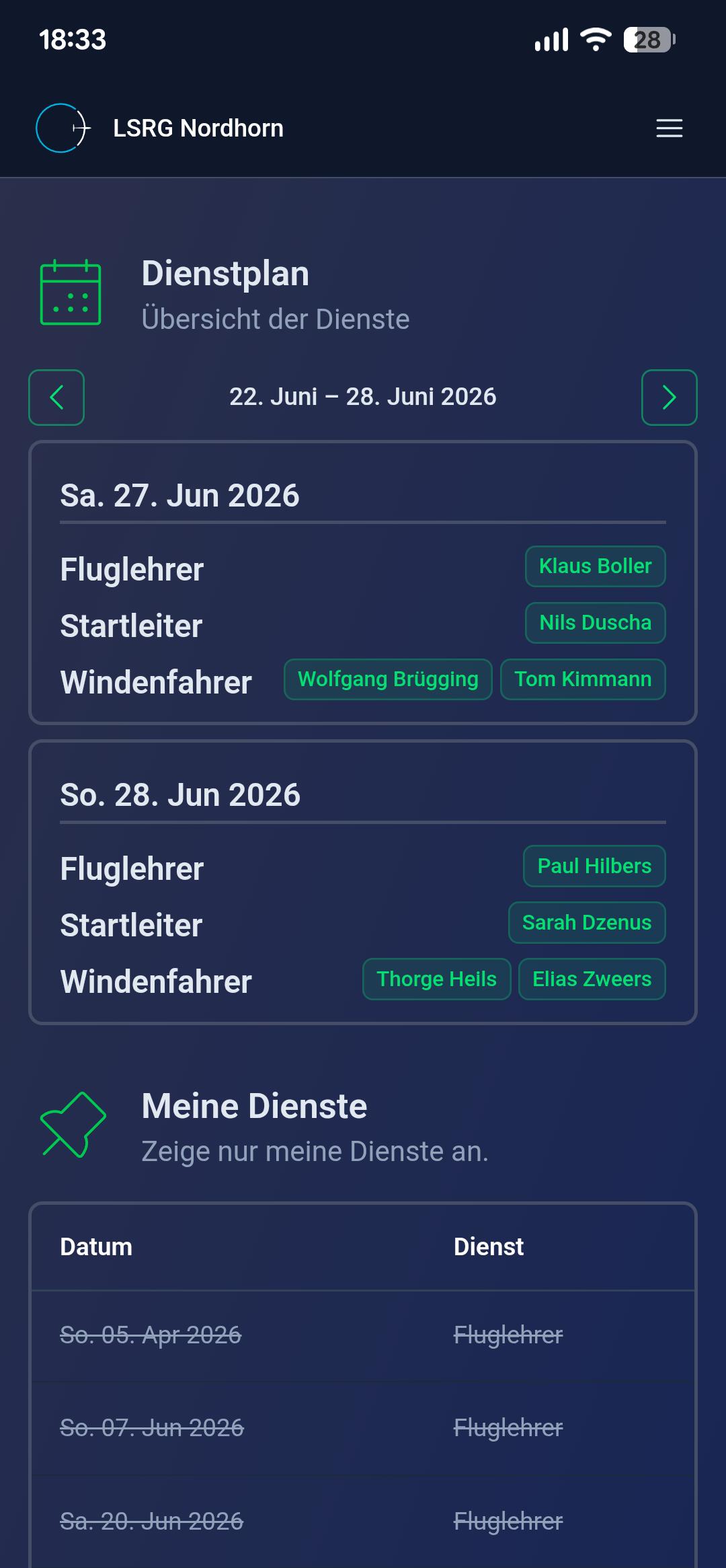 Dienstplan