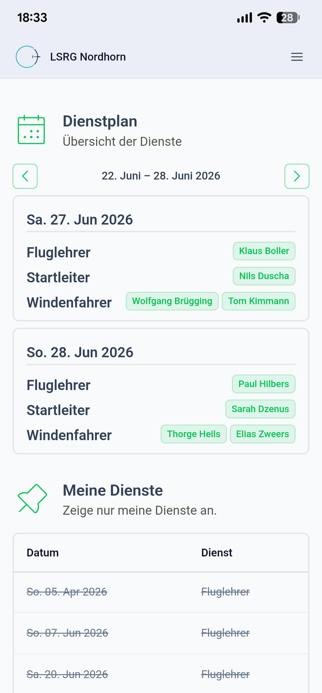 Dienstplan